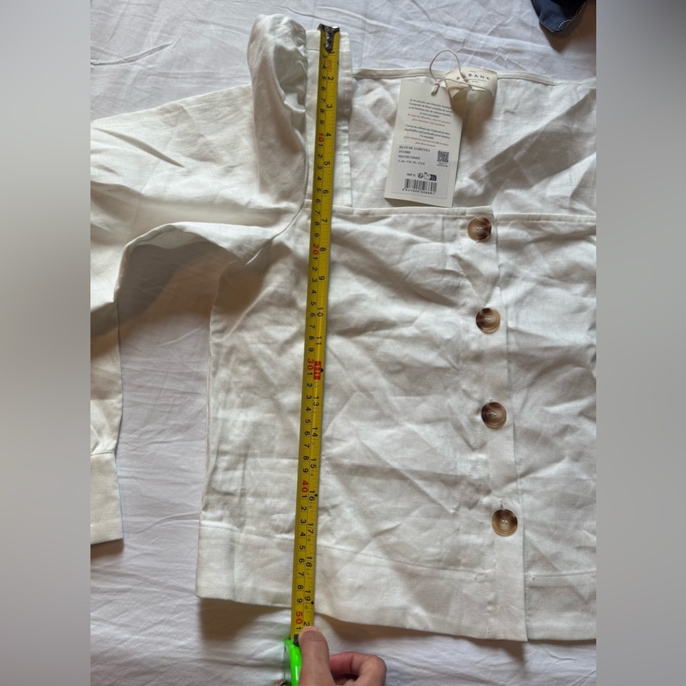 Sezane White Lorenza Blouse - Picture 5 of 9